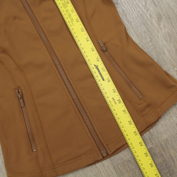 Lululemon Copper Brown Define Jacket Luon Size 6 - Picture 13 of 13
